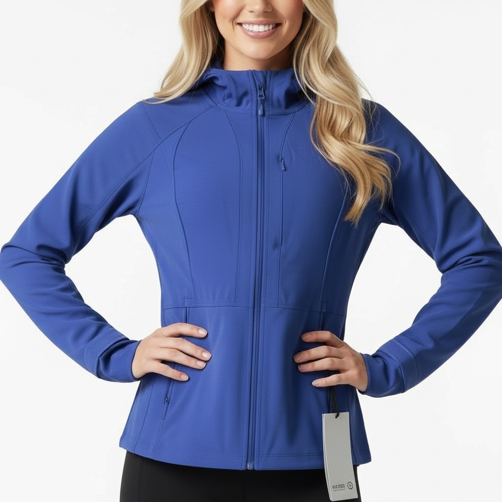 NWT Lululemon Cross Chill Jacket PSYH BRAND NEW BLUE RepelShell Sz.6